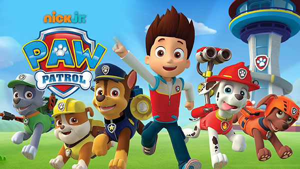 Promotional image of Nickelodeon's popular children's TV series PAW Patrol